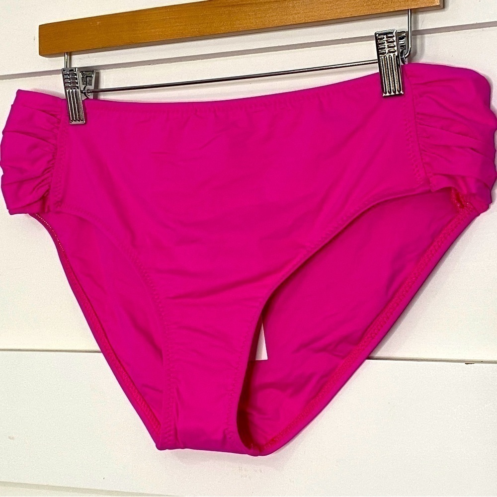 BECCA By Rebecca White Hipster Bikini Bottom 1X